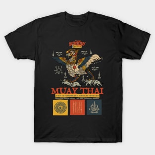 Vintage Muay Thai Tattoo Hatsadiling T-Shirt